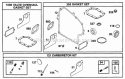 Gasket Sets Diagram and Parts List for  Briggs and Stratton Engine